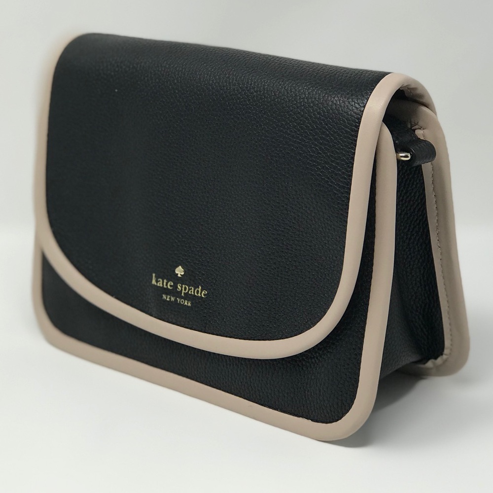 Kate Spade Ivy Ward Place Black Leather CrossBody